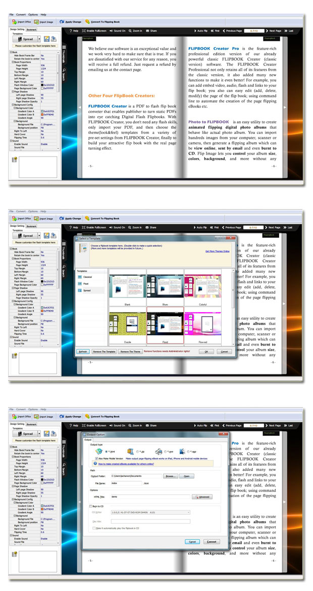 Windows 7 Office to Flippingbook3D 2.4 full