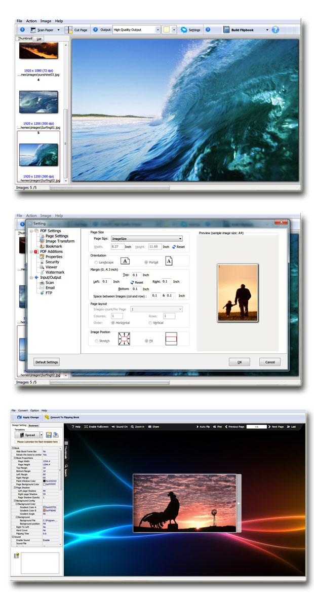 Windows 7 Scan to Flippingbook3D 2.4 full