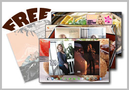 free delicious food theme
