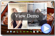 Delicious Food templates for PDF to Flippingbook3d Pro demo