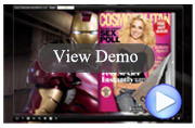 Iron Man templates for PDF to Flippingbook3d Pro demo